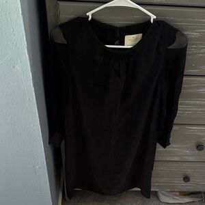 Kate Spade Black 3/4 Long Sleeve Dress